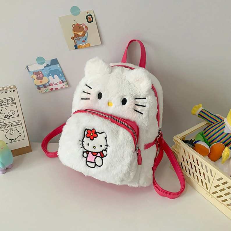 Hello kitty backpack, the iconic character created by Sanrio, has captured the hearts of fans worldwide with its cute and lovable design.