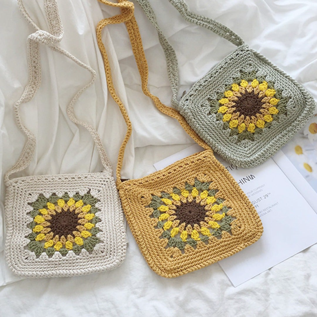 Handmade crochet bags