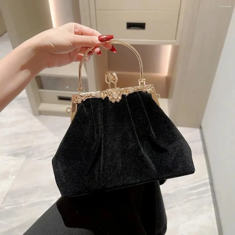 Black velvet clutch – The Elegant Lady’s Essential Clutch