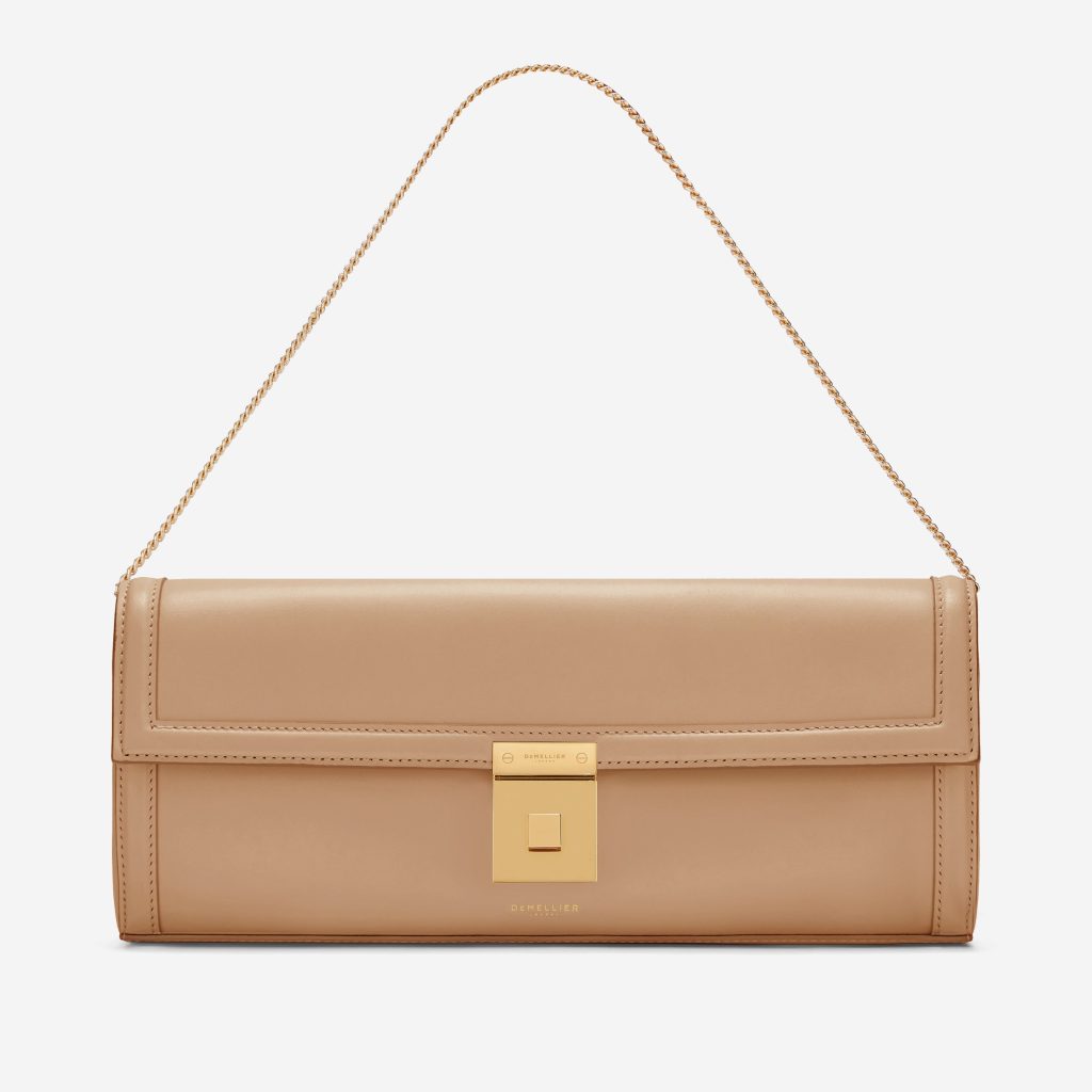 Beige clutch