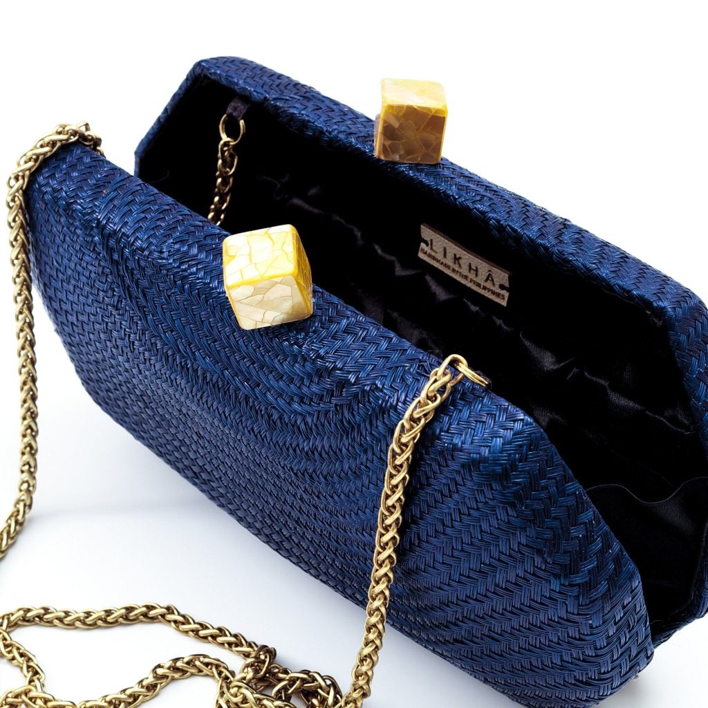 Navy blue clutch