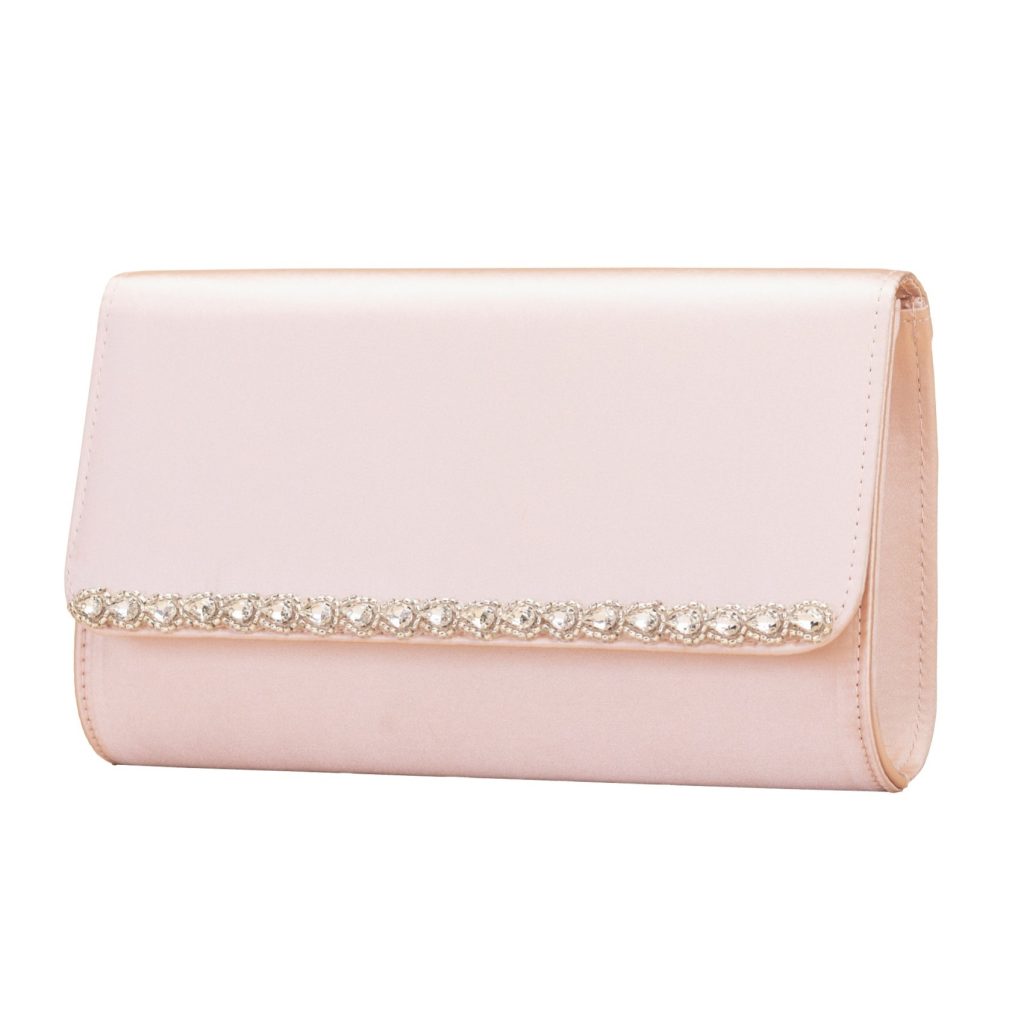 Pink clutch purse