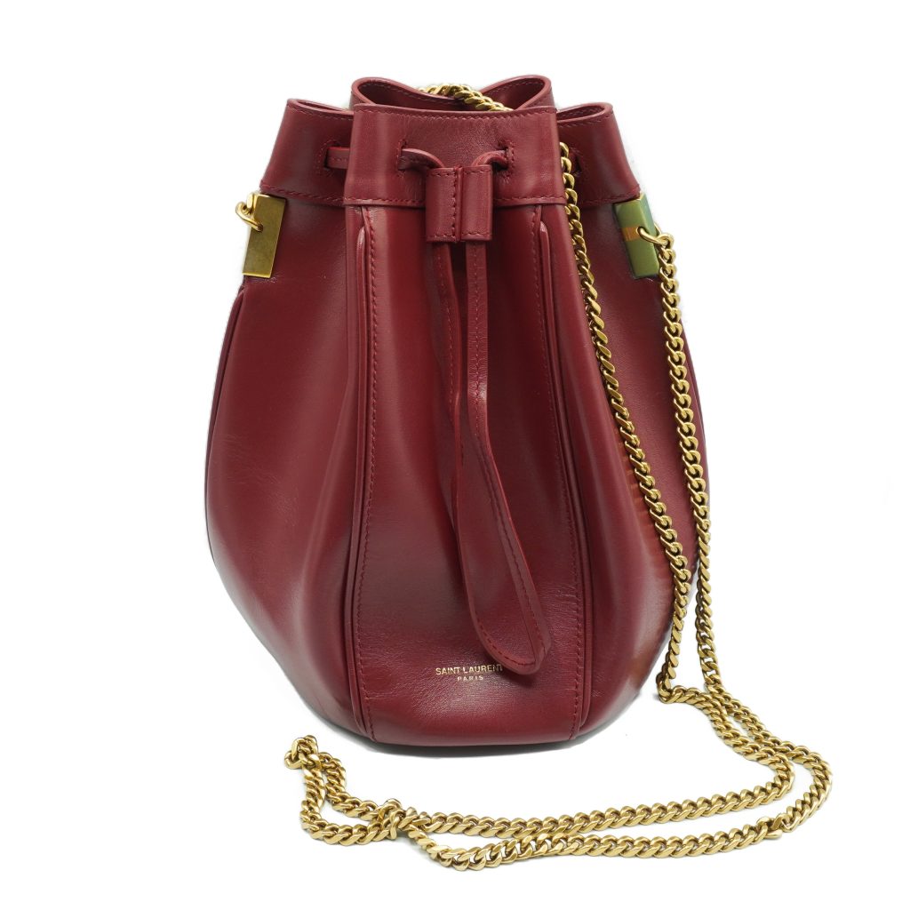 Drawstring bucket bag