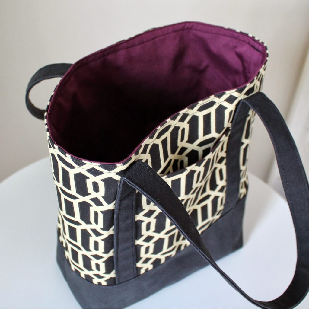 make a tote bag with lining