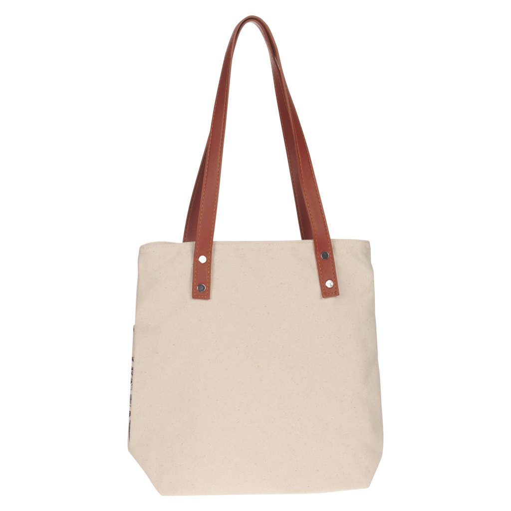 clean canvas tote bag