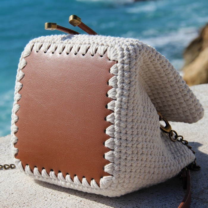 Crochet Bucket Bag – Cute and Unique Backpack for Women