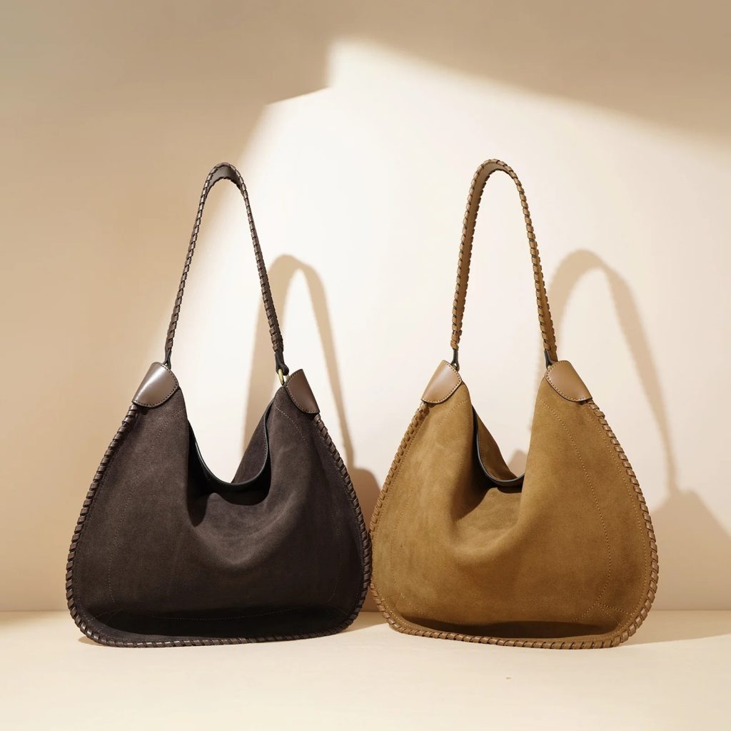 suede shoulder bag