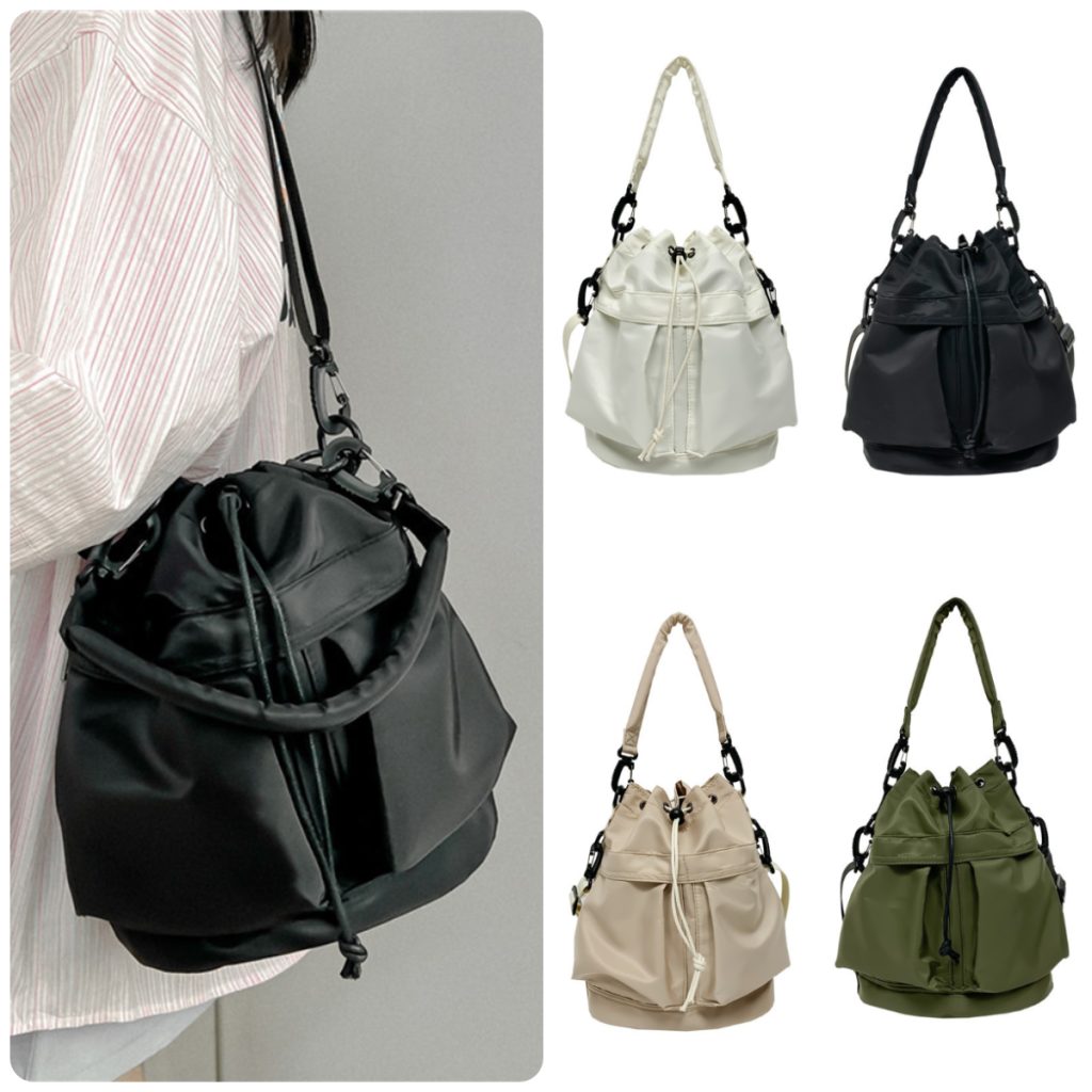 bucket shoulder bag