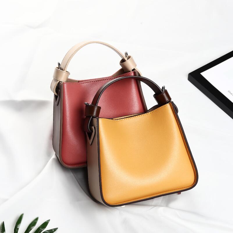 Genuine Leather Bucket Bag – High Quality Elegant Women’s Bags