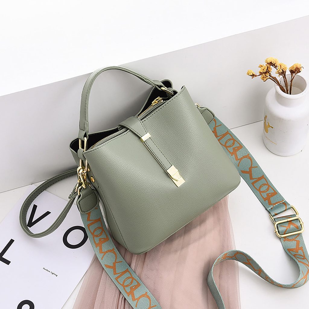 Green Bucket Bag