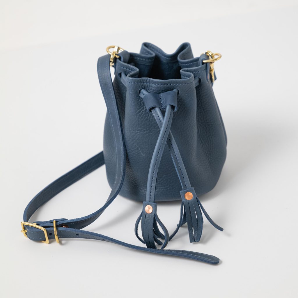 Blue Bucket Bag