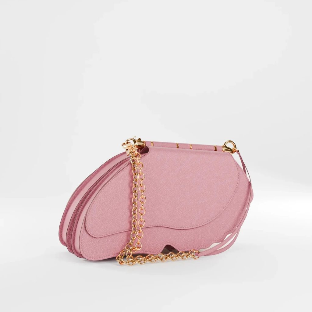 Pink shoulder bag