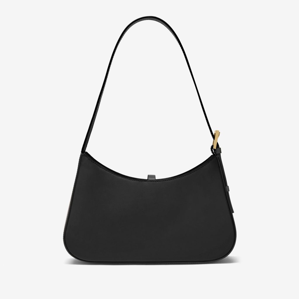 black shoulder bag