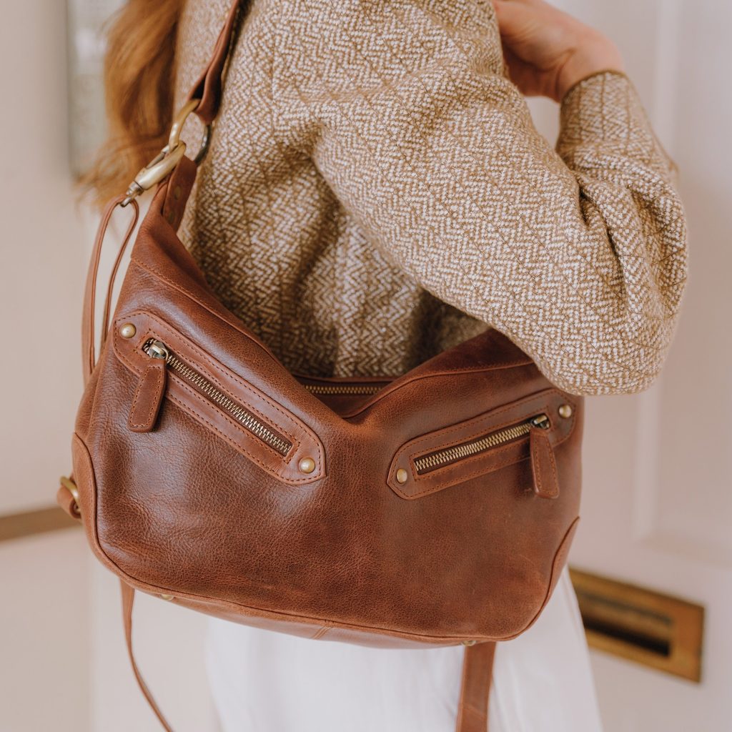 leather shoulder bag