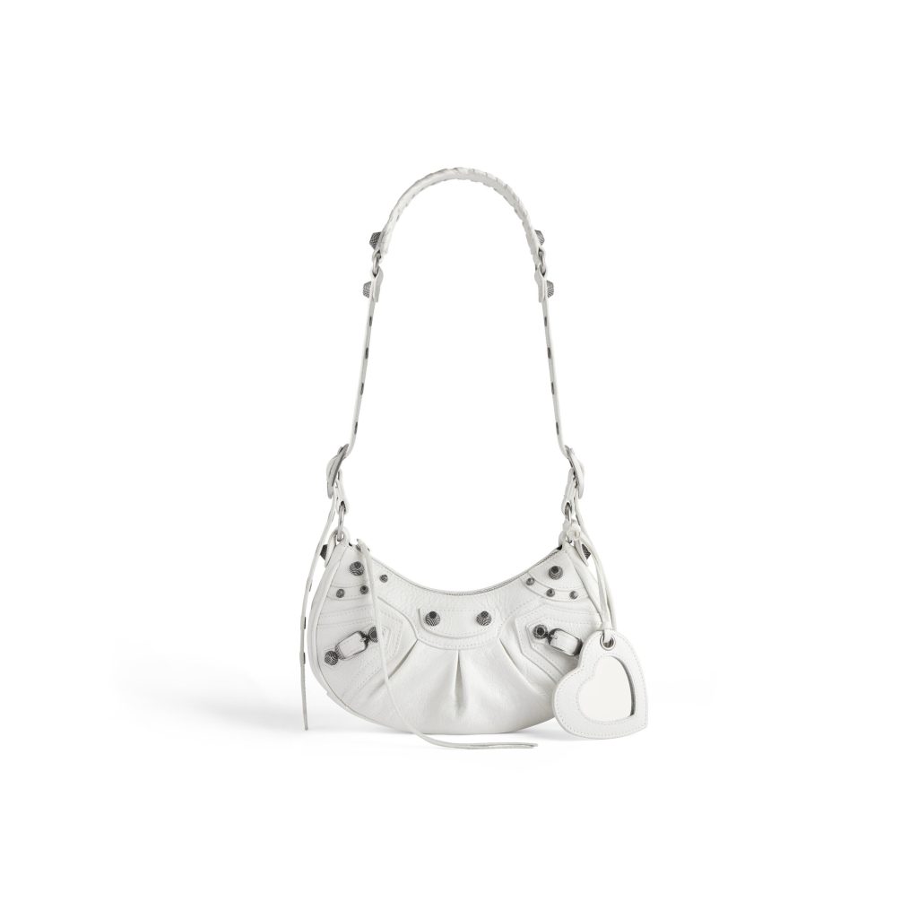 white shoulder bag