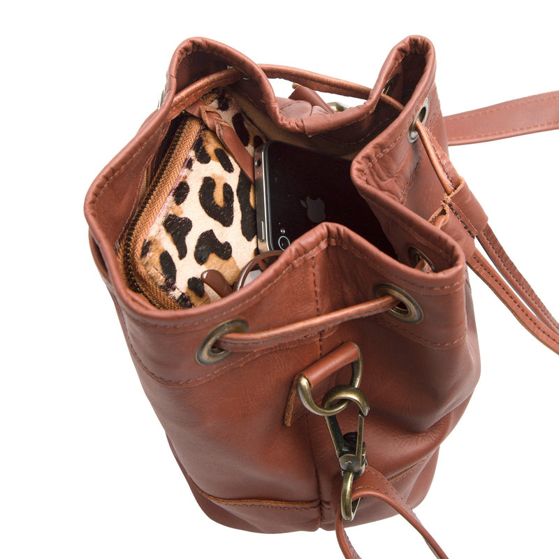 Brown leather bucket bag – Elegant and Versatile Bags for Women