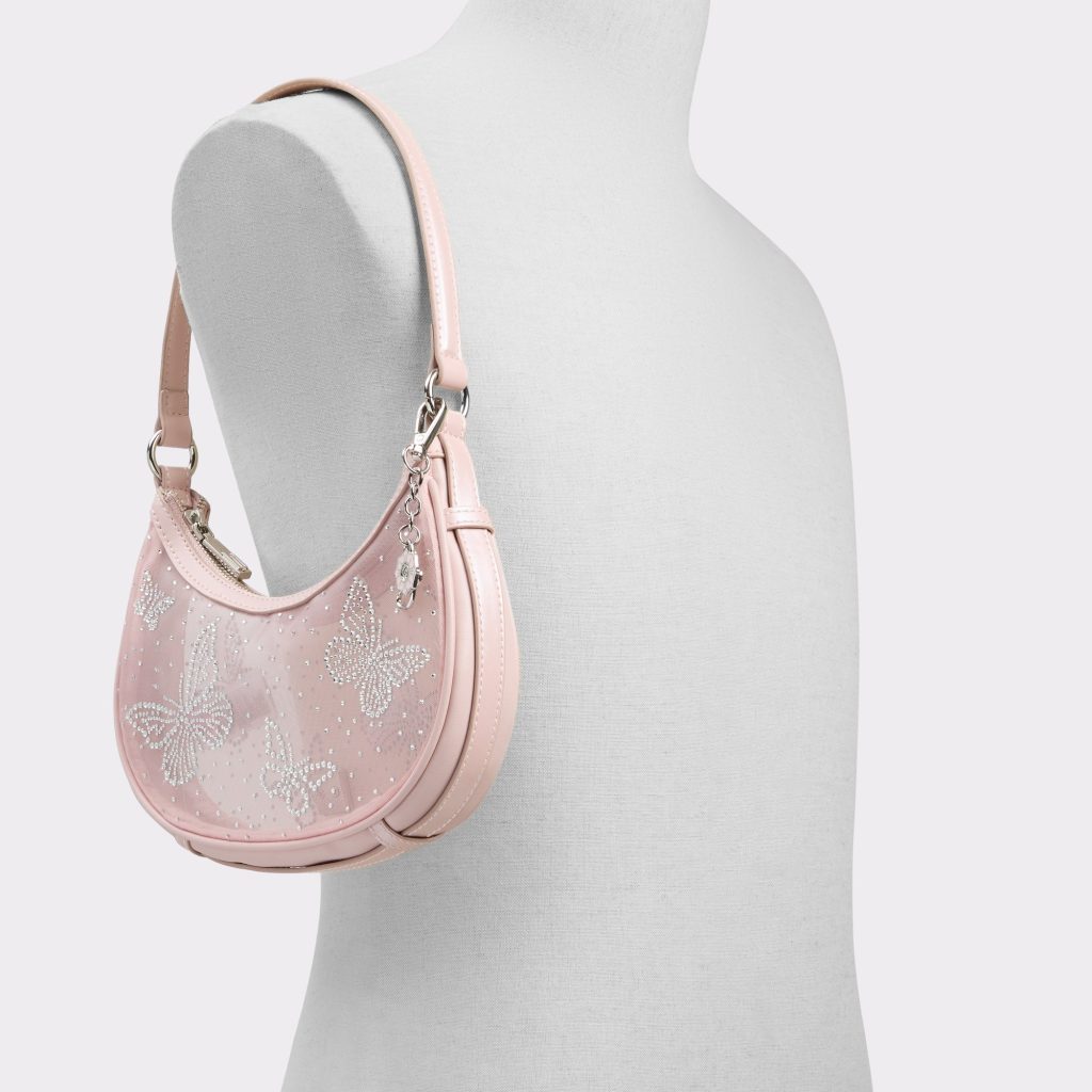 Pink shoulder bag