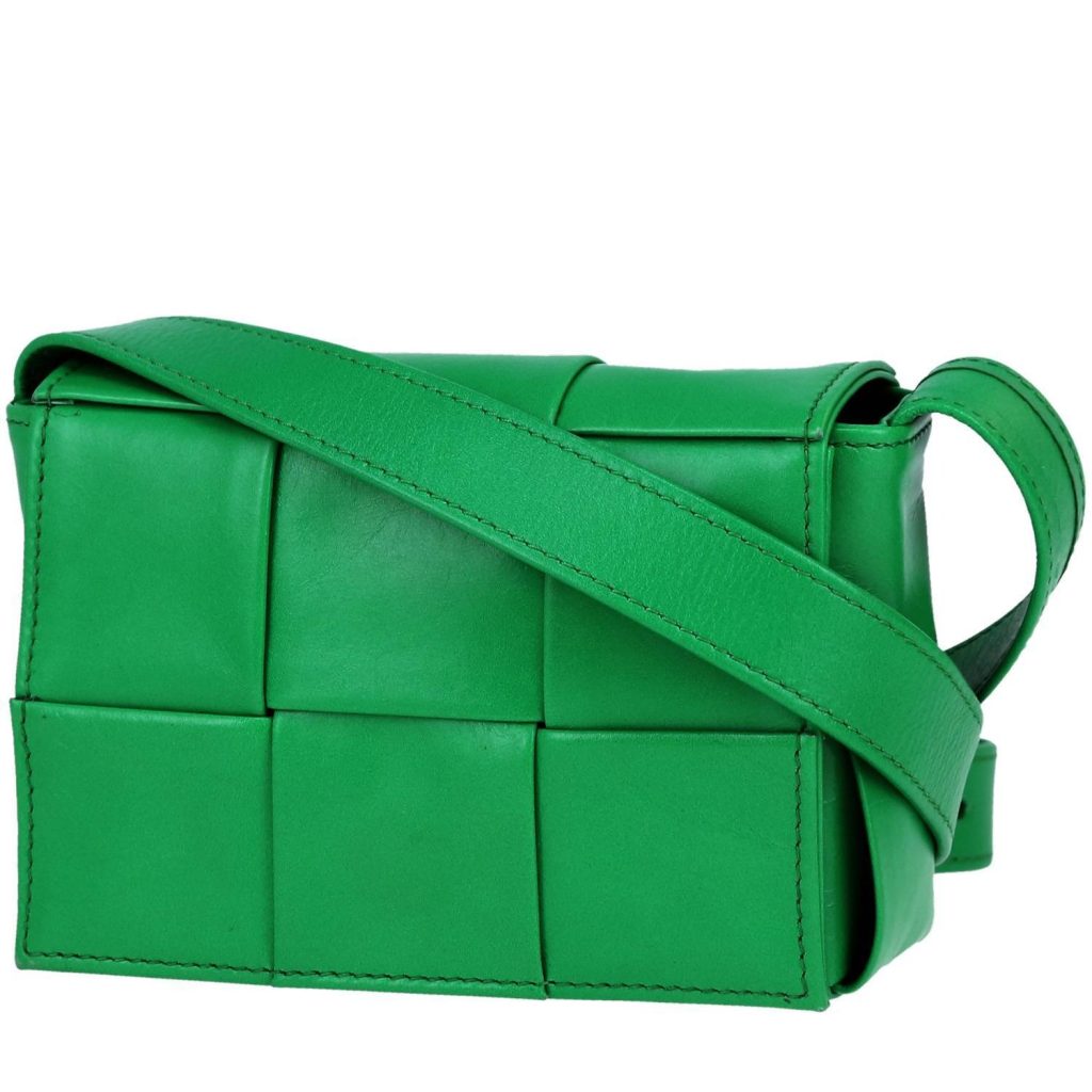 green shoulder bag