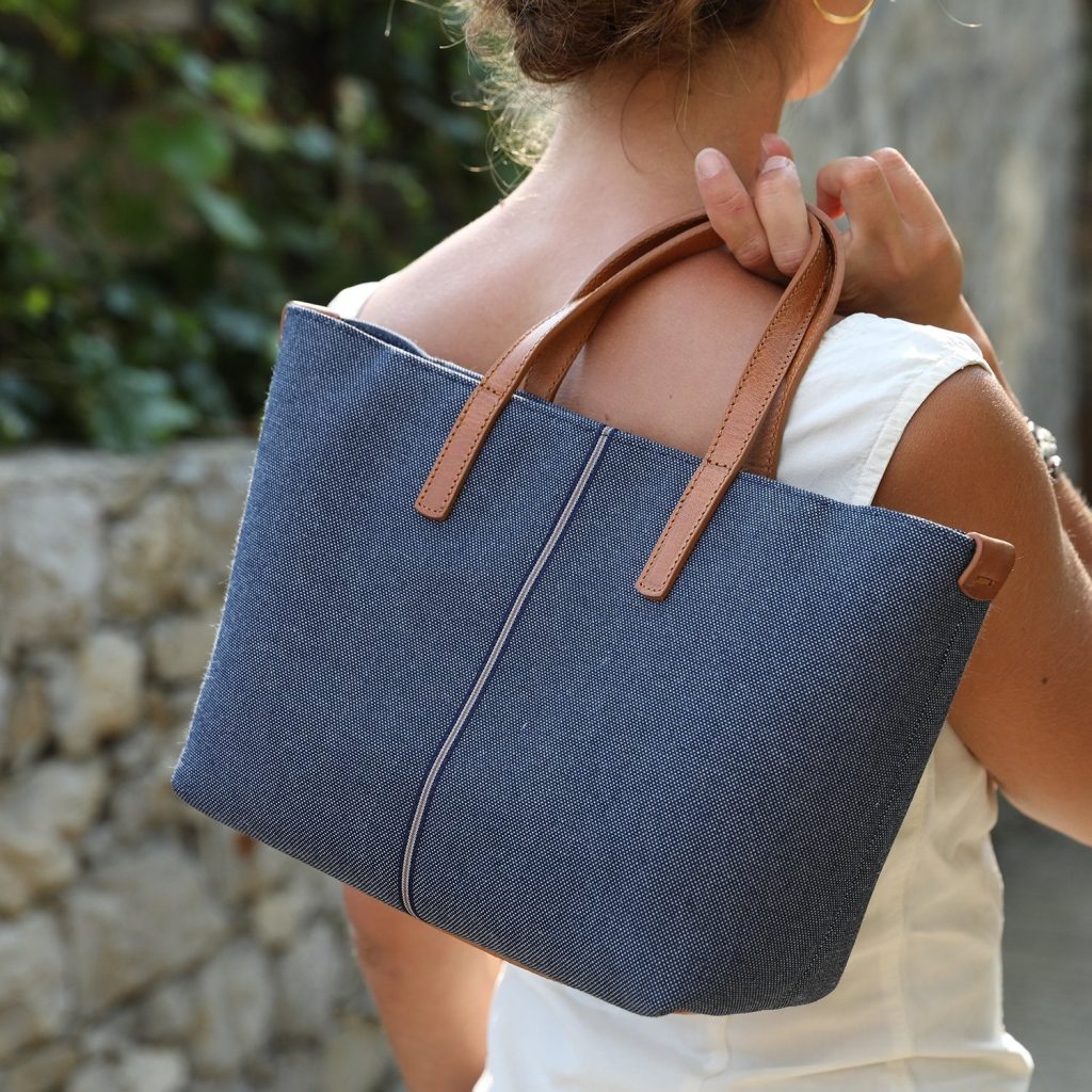 denim shoulder bag