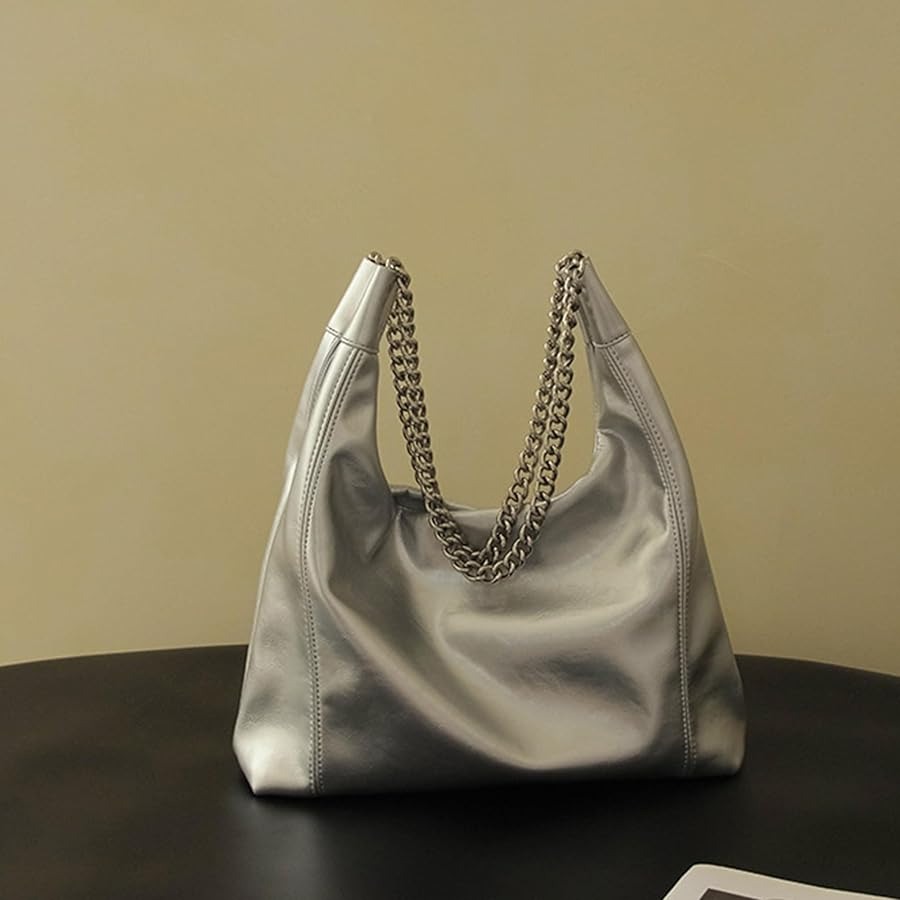 Silver Shoulder Bag – Women’s Handbags in Sophisticated Colors