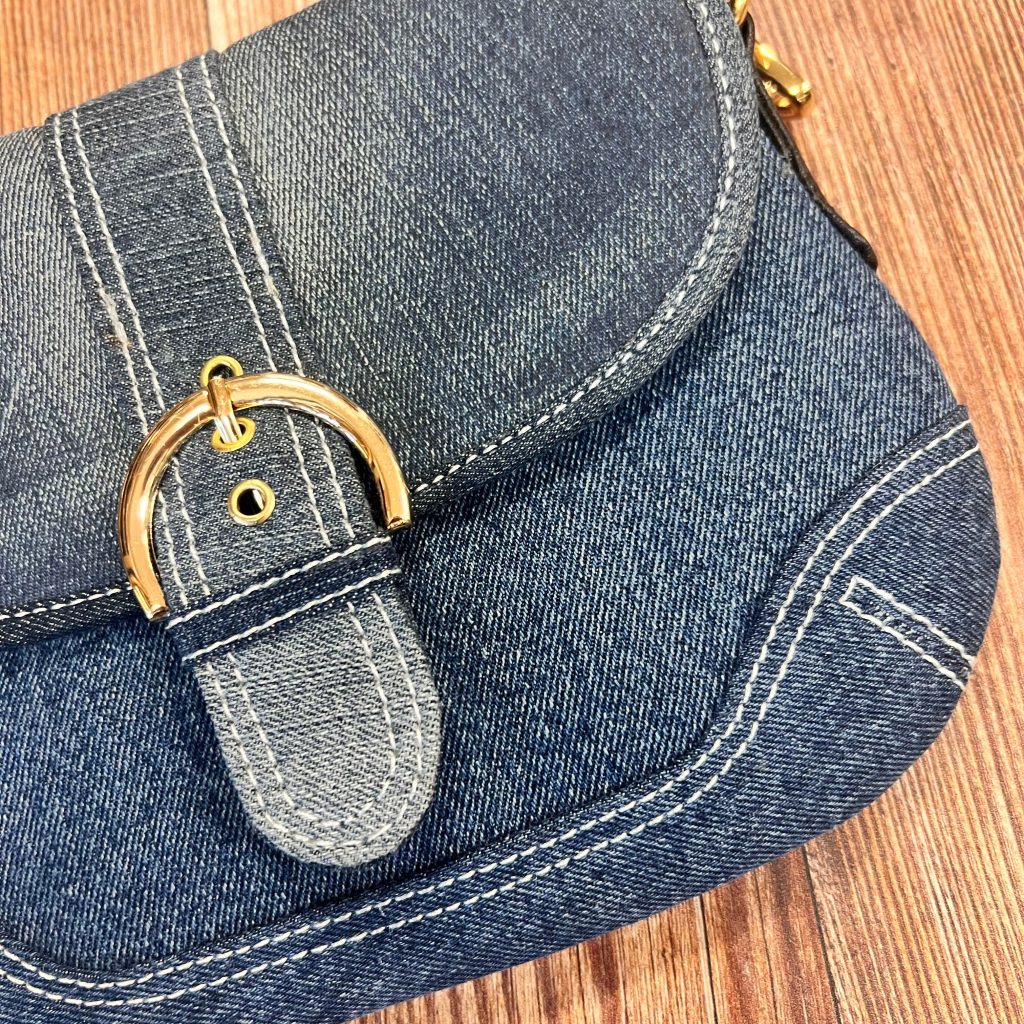 denim shoulder bag