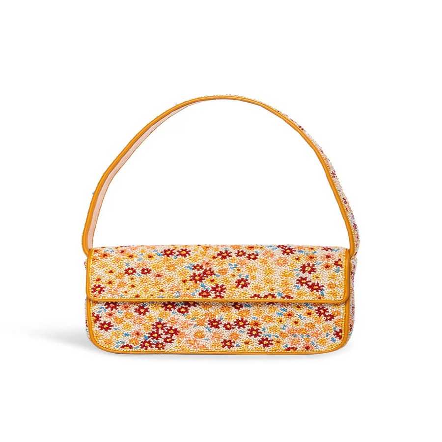 beaded shoulder bag