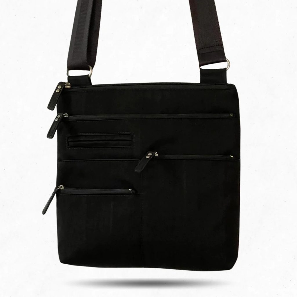 Small black shoulder bag