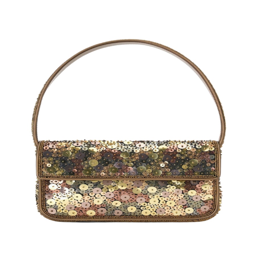 beaded shoulder bag