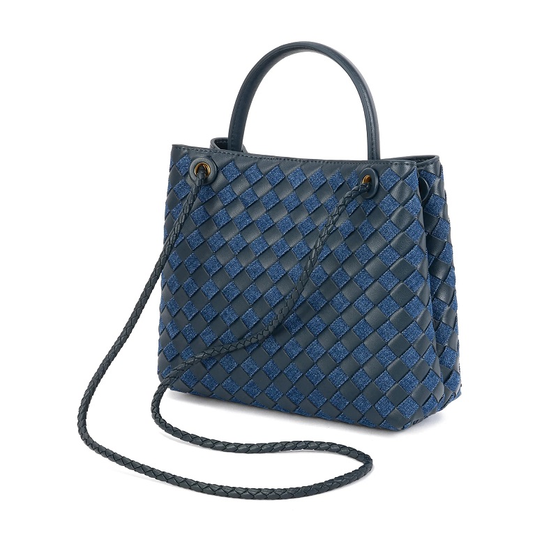 blue shoulder bag