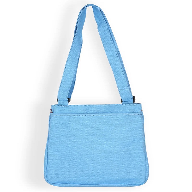 blue shoulder bag