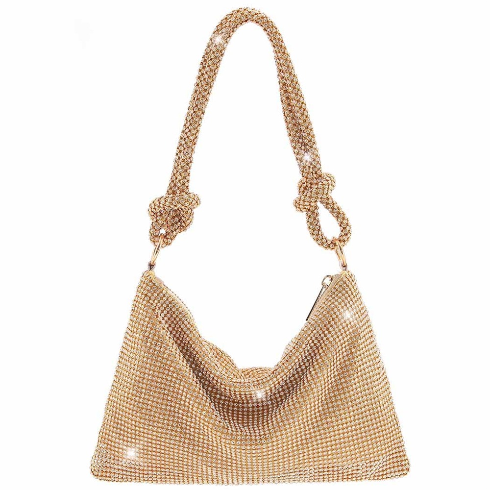 gold shoulder bag