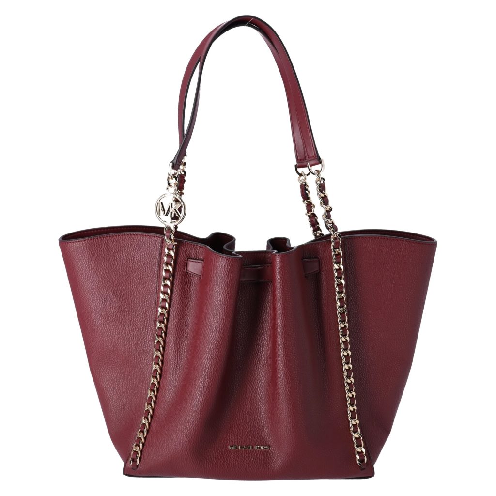 cherry red shoulder bag