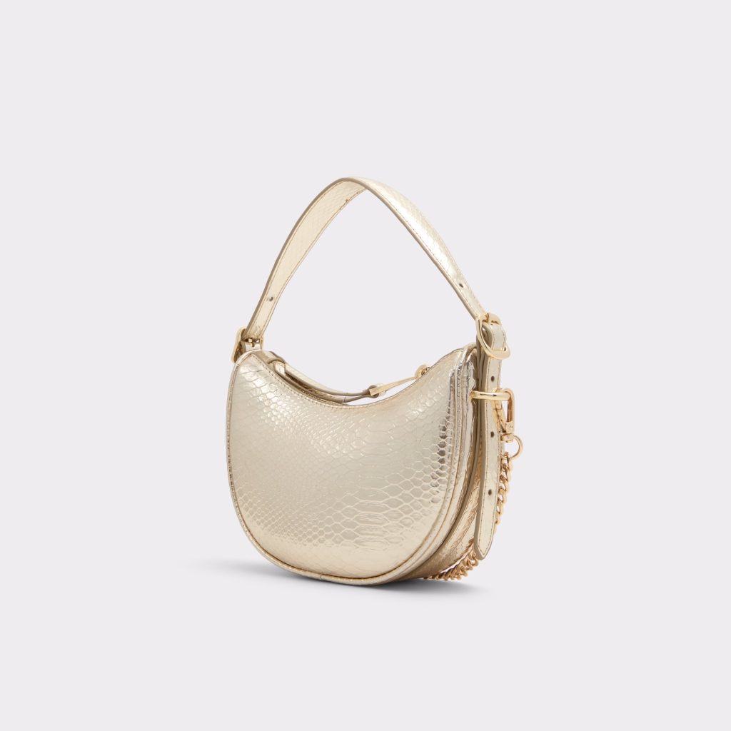 gold shoulder bag