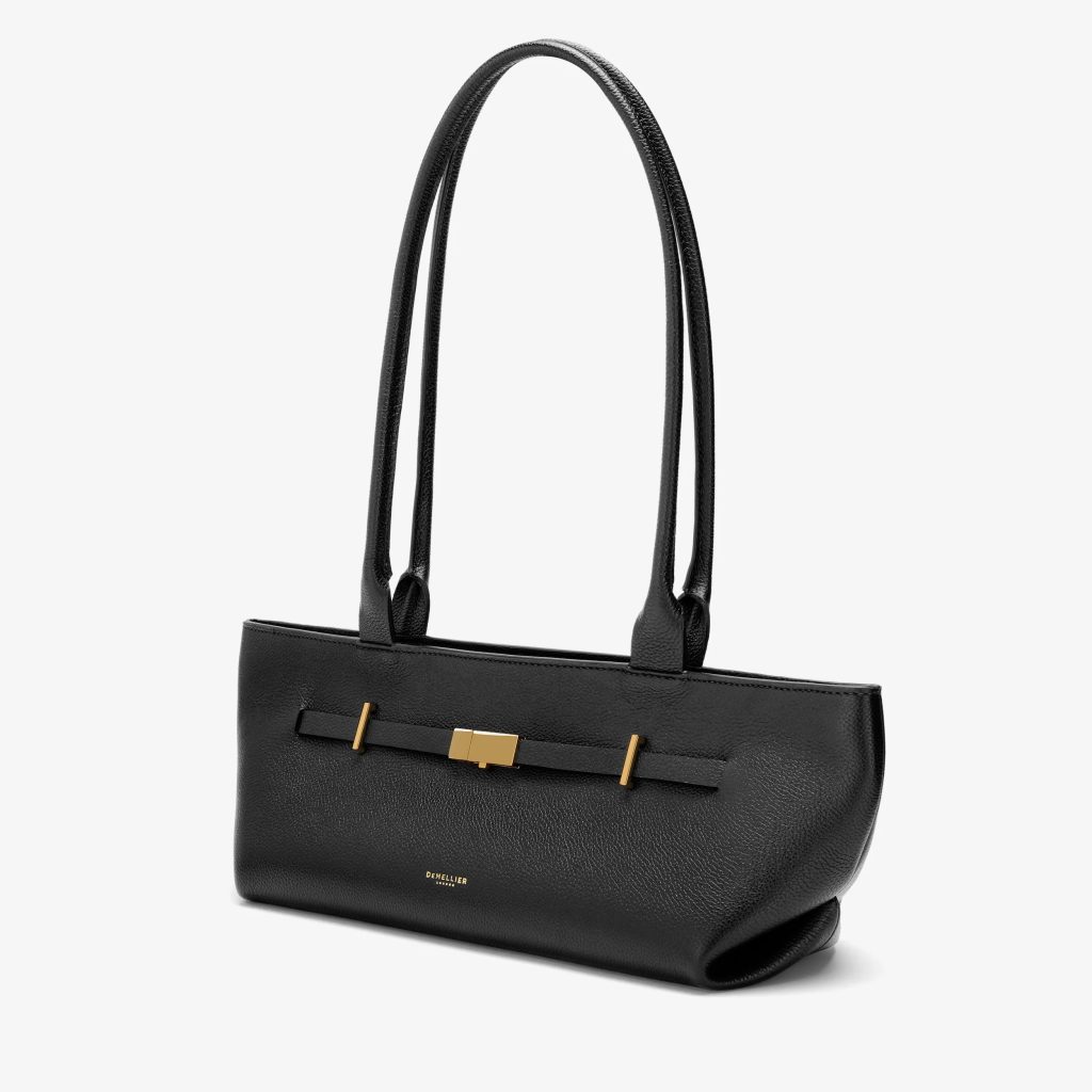 small black shoulder bag