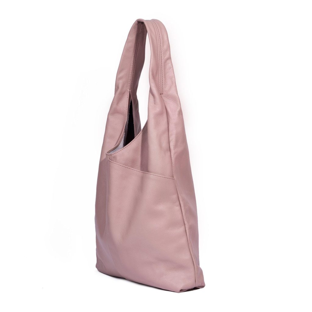 pink shoulder bag