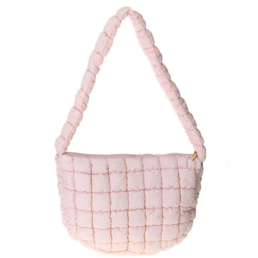 pink shoulder bag