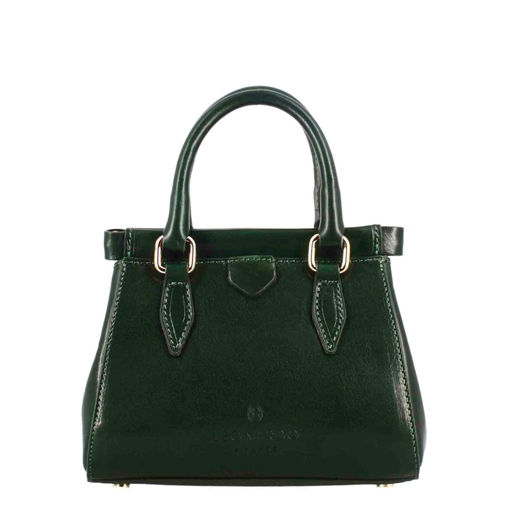 green shoulder bag