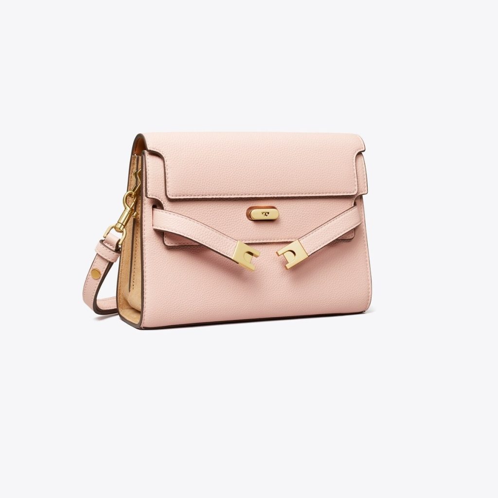 pink shoulder bag